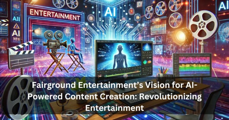Fairground Entertainment’s Vision for AI-Powered Content Creation: Revolutionizing Entertainment